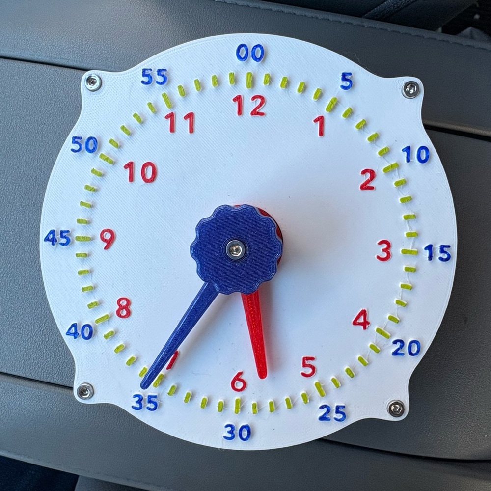 Colorful Educational Clock Toy